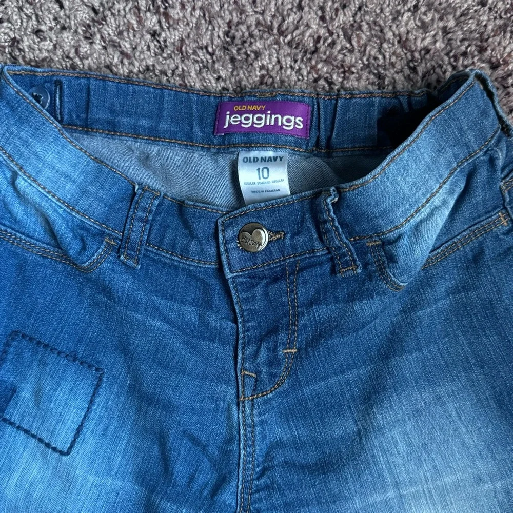 🩷 5 for $25 sale Girls Old‎ Navy denim capris sz 10